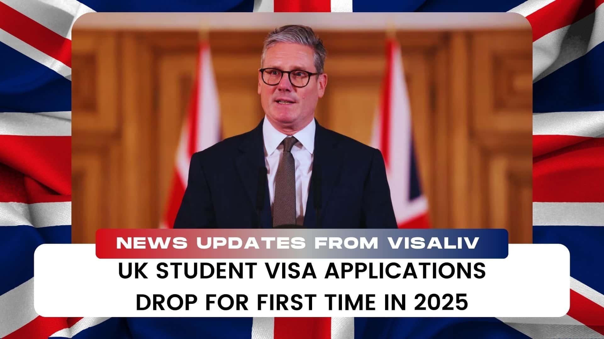 UK sees first drop in international student visa applications in 2025, raising concerns over stricter immigration rules.
