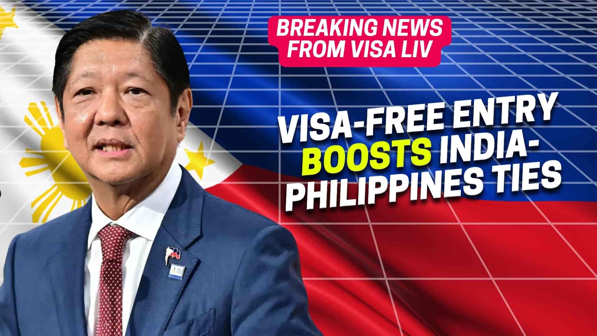 Visa-free entry agreement enhances travel and educational ties between India and the Philippines for Indian nationals.