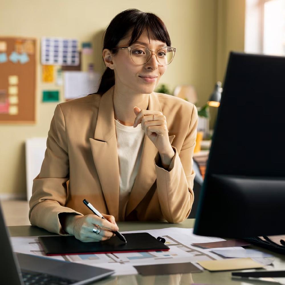 Administrative professional working in the UK